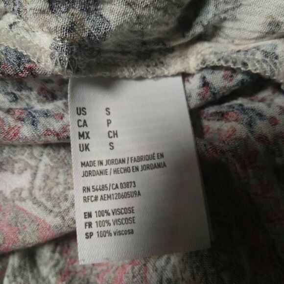 American Eagle Outfitters Women’s S Romper Shorts Boho Floral - Picture 6 of 6